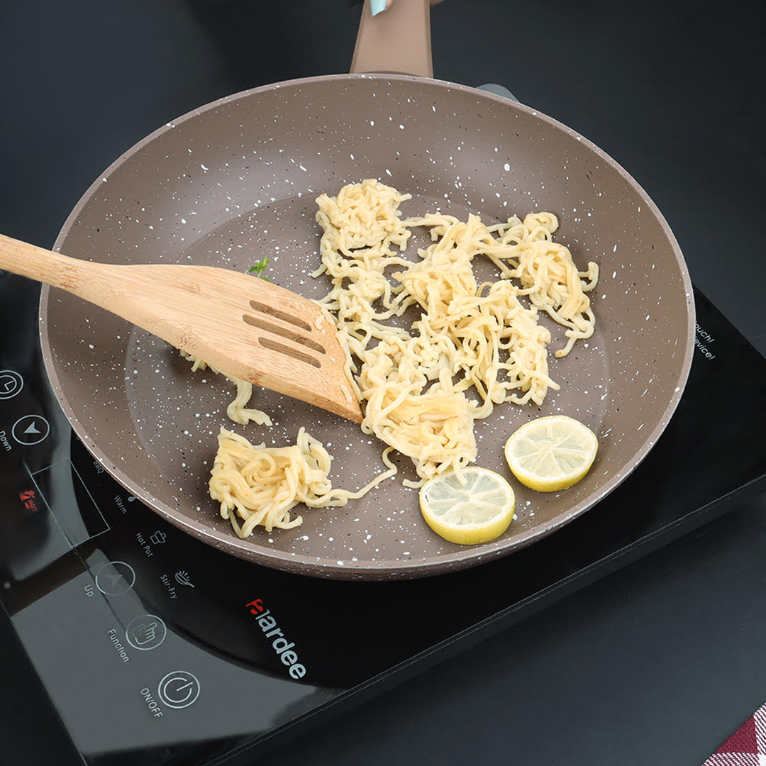 Universal No Fumes Brown Non-Stick Frying Pan