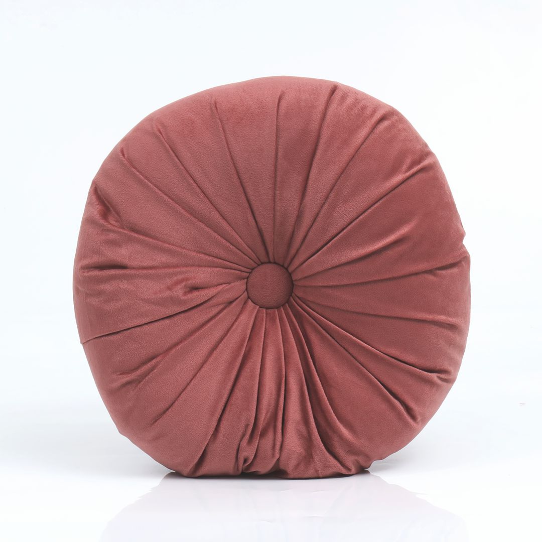 Round Pumpkin Style Plush Cushion