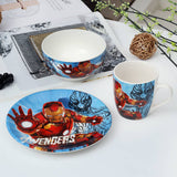 Appealing Kids Appetizer Ceramic Dinner Set- 3Pcs