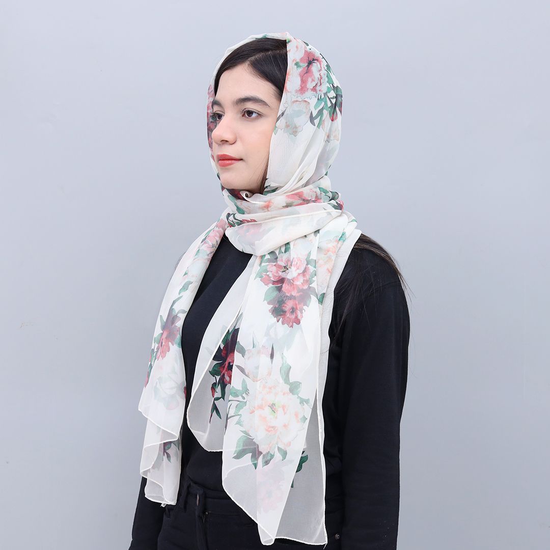 Silk Fancy Check Women Scarves