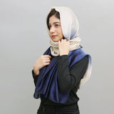 Silk Fabric Plain long Scarves