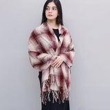 Woolen Large Check Design Scarves
