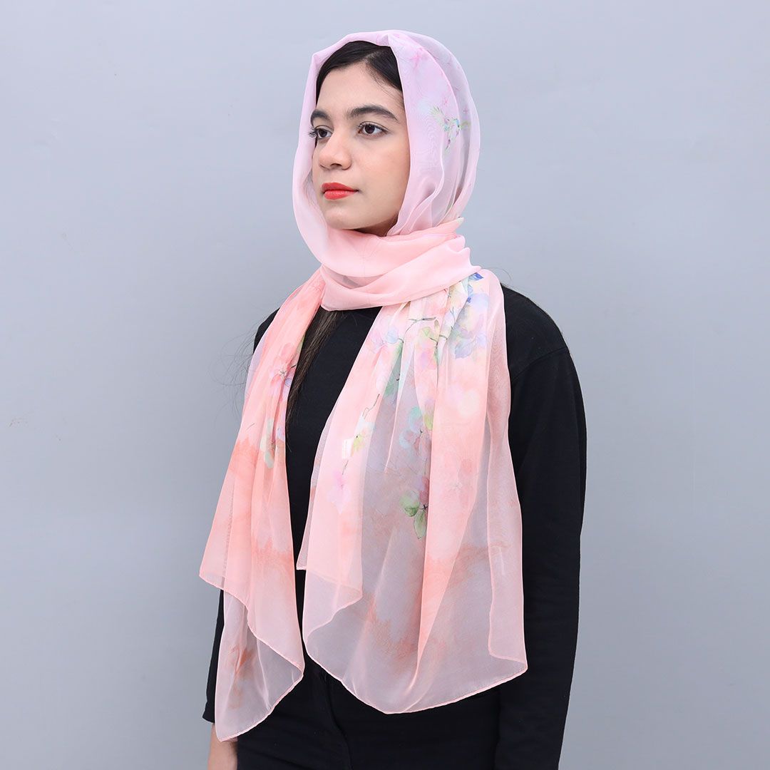 Silk Fancy Check Women Scarves