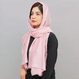 Silk Fabric Plain long Scarves