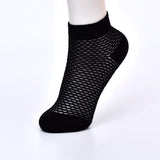 Mosaic Pattern Cut Liner No Show Socks (Any Random Color)
