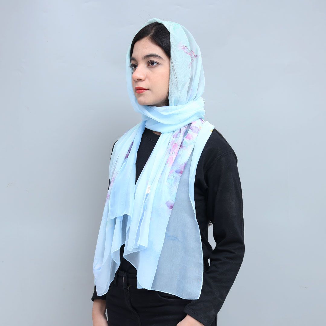 Silk Fancy Check Women Scarves