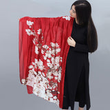 Silk Fabric long Scarves