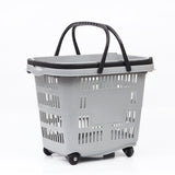 Laundry Basket with 4 Wheels