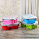 Silicon Foldable Lunch Box-Small