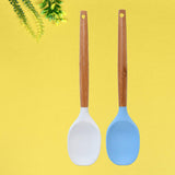 Bamboo Wood Silicone Spoon
