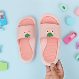 Comfy Bottom Multi-Fruit Character Kids Slipper