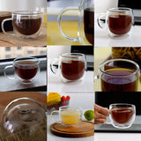 Bistro Classic Round Bottom Double Wall Glass Coffee Mug