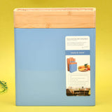 Tessie & Jessie Cutting Board with Kitchen Knives & Knives Holder