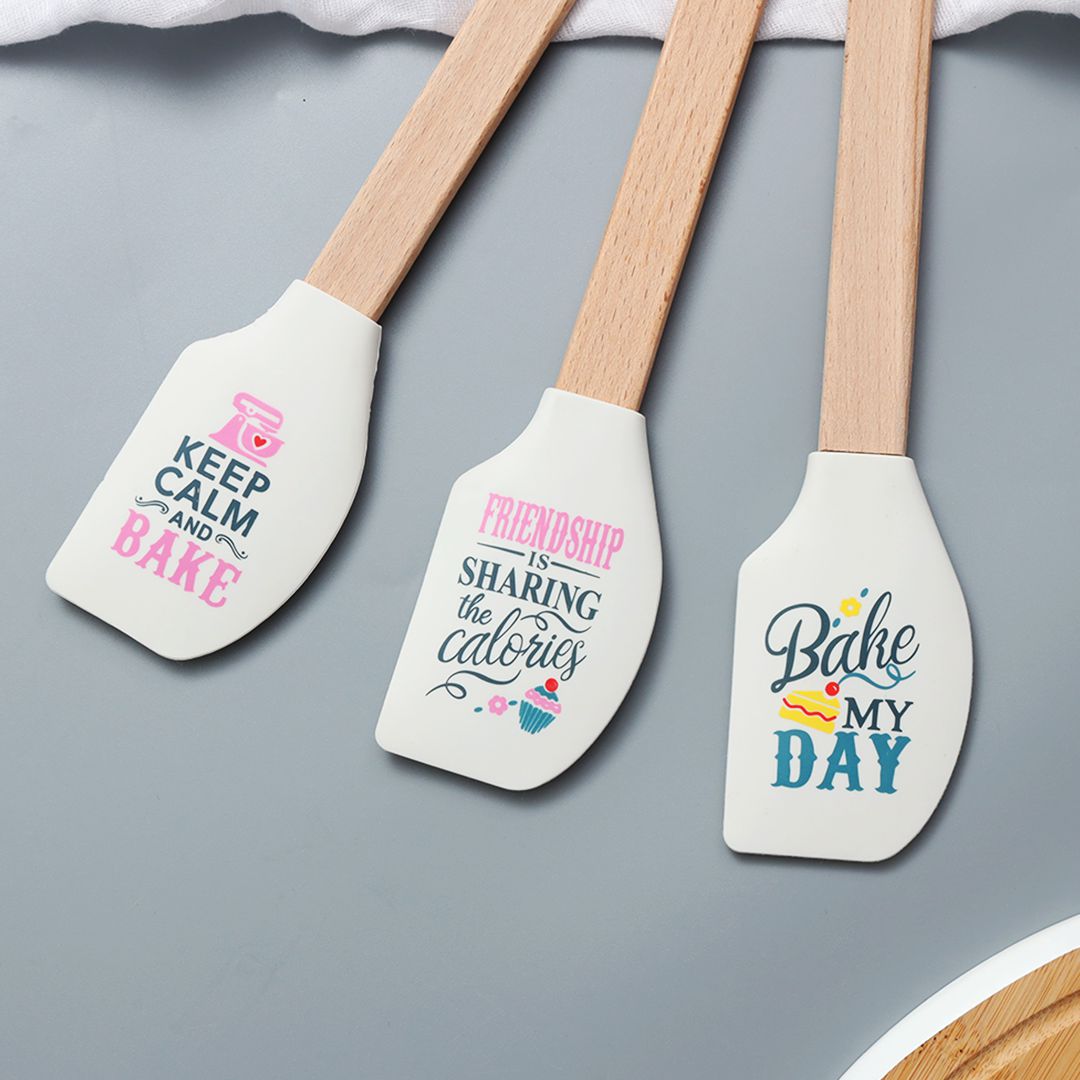 Bamboo Wood Silicone Spatula