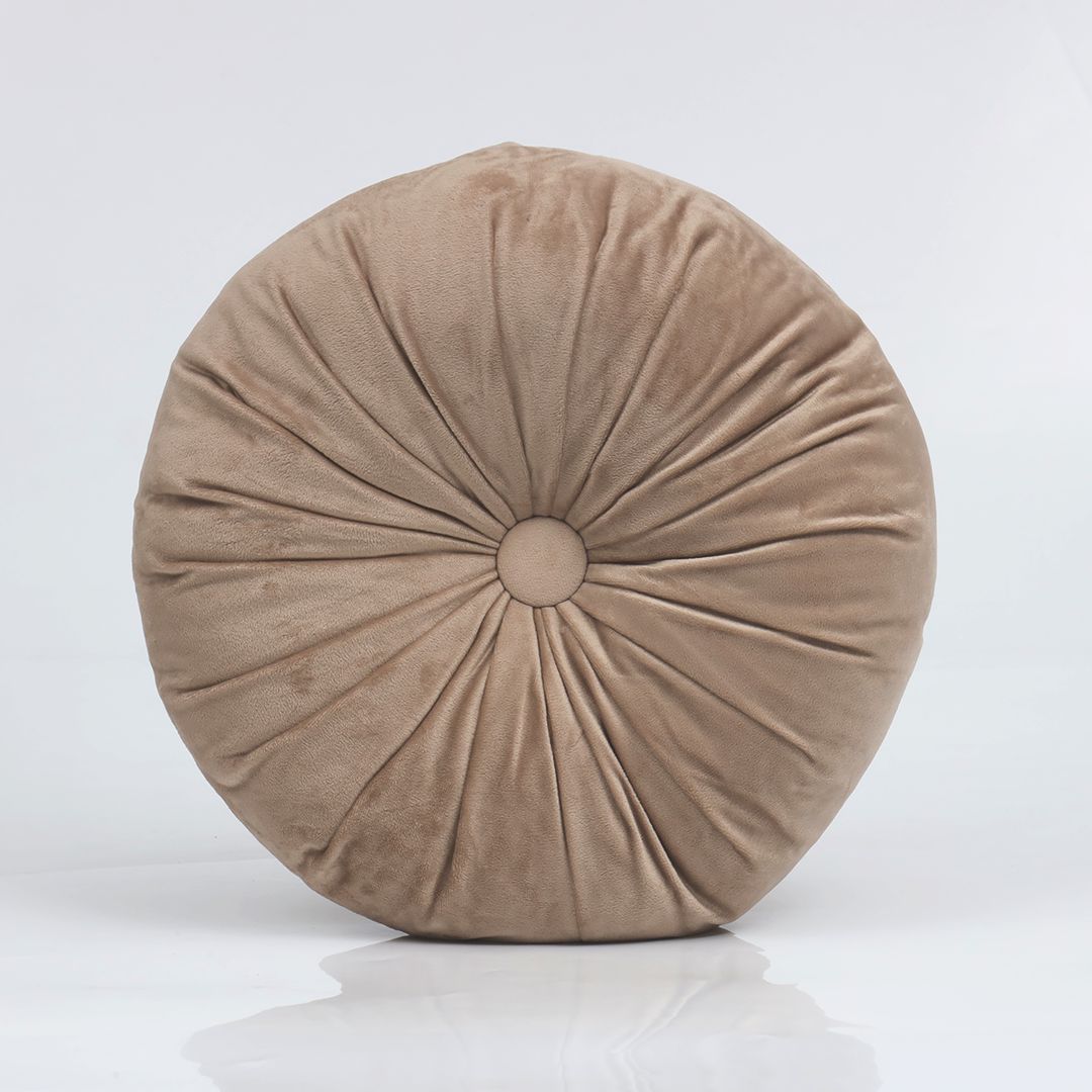 Round Pumpkin Style Plush Cushion