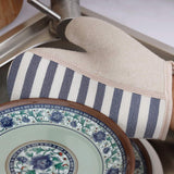 Modern Patch Scrub Gloves (Brown & Blue)