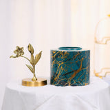 Pine Green Fancy Ceramic Vase