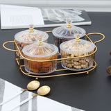 4 Dip Round Luxury Compartment Set With Lid