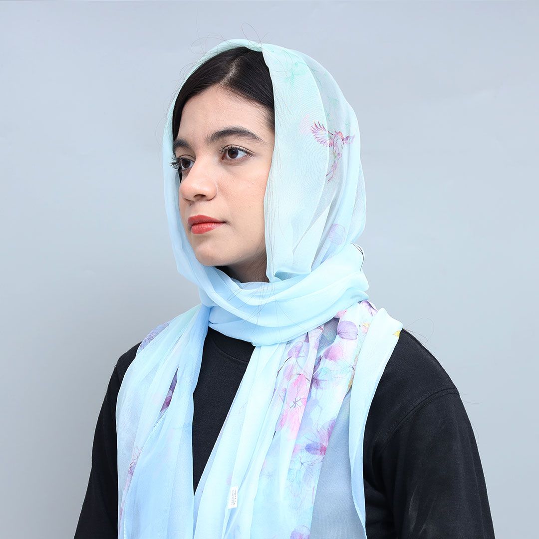 Silk Fancy Check Women Scarves