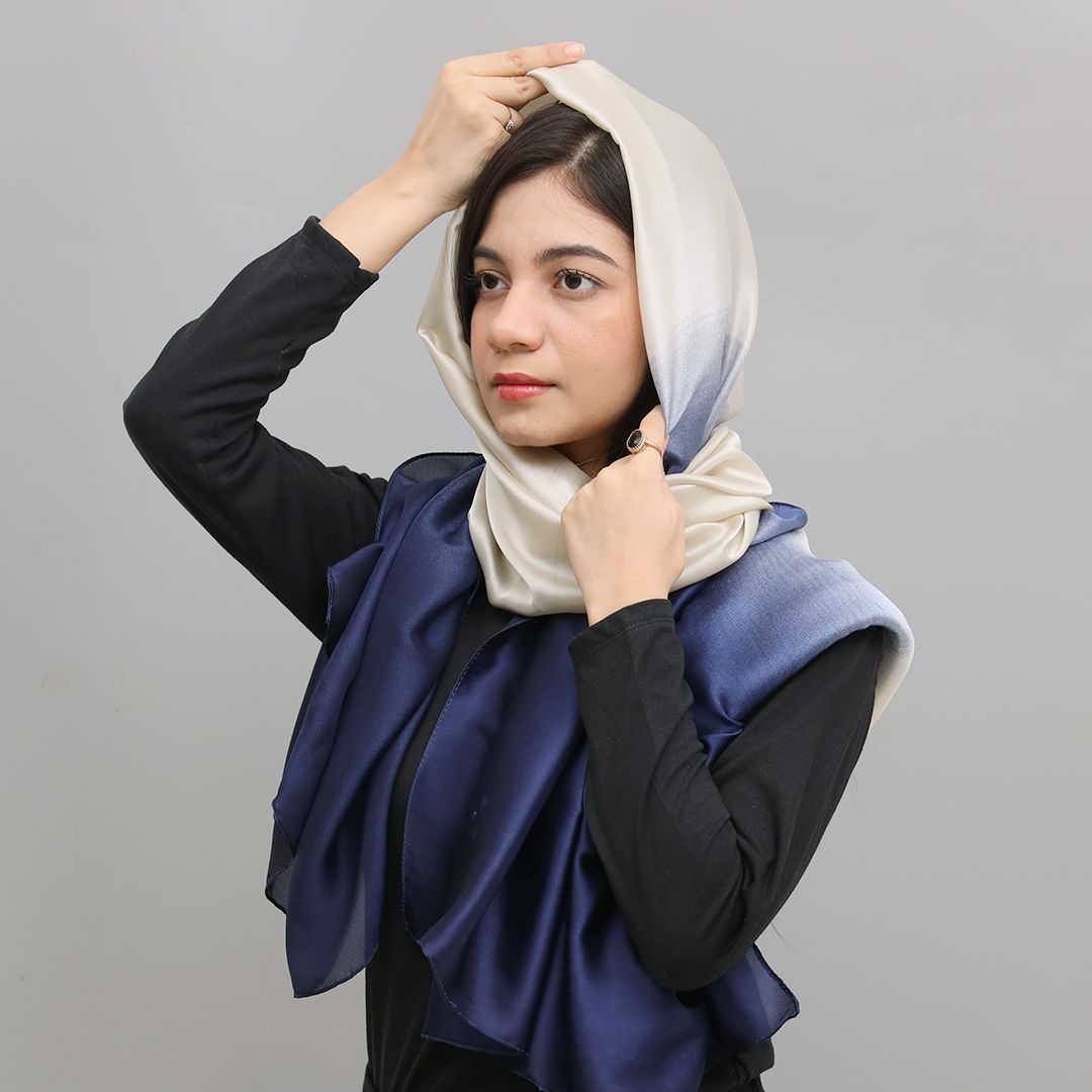 Silk Fabric Plain long Scarves