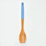 Tessie & Jessie Bamboo Wooden Spaghetti Server Spoon