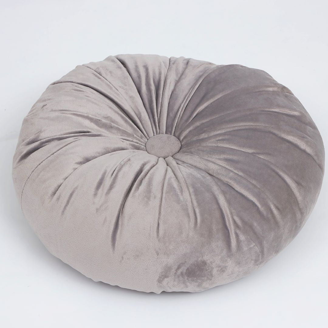 Round Pumpkin Style Plush Cushion