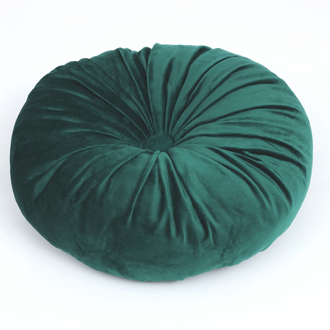 Round Pumpkin Style Plush Cushion