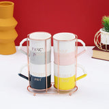 Luxury Divinity Grace Bone-China Mug Stack (5 pcs)