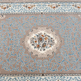 Floral Art Style King Size (7.6 X 5.25 Feet) Thick & Cozy Floor Rug