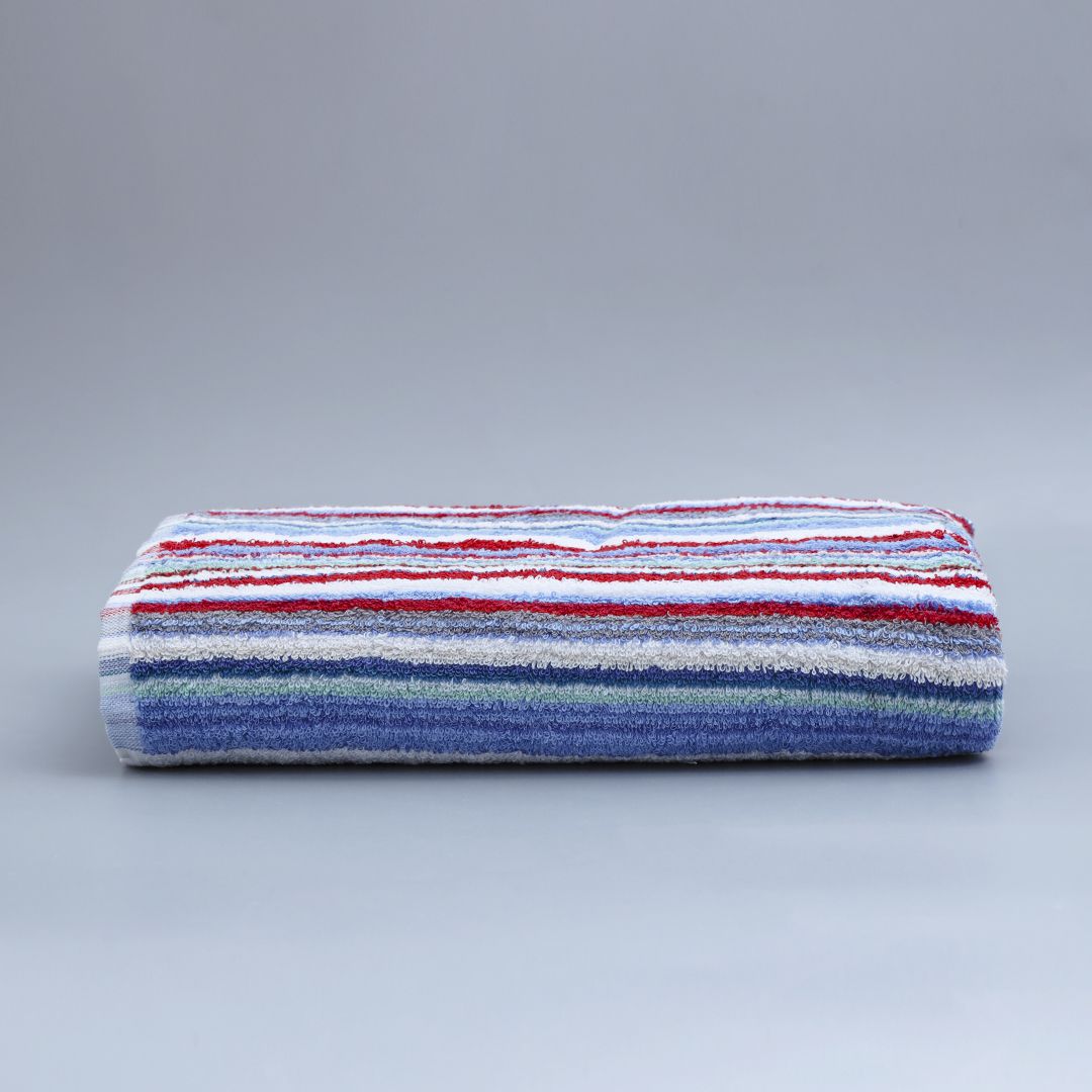 Super Soft Rainbow Stripes Bath Towels