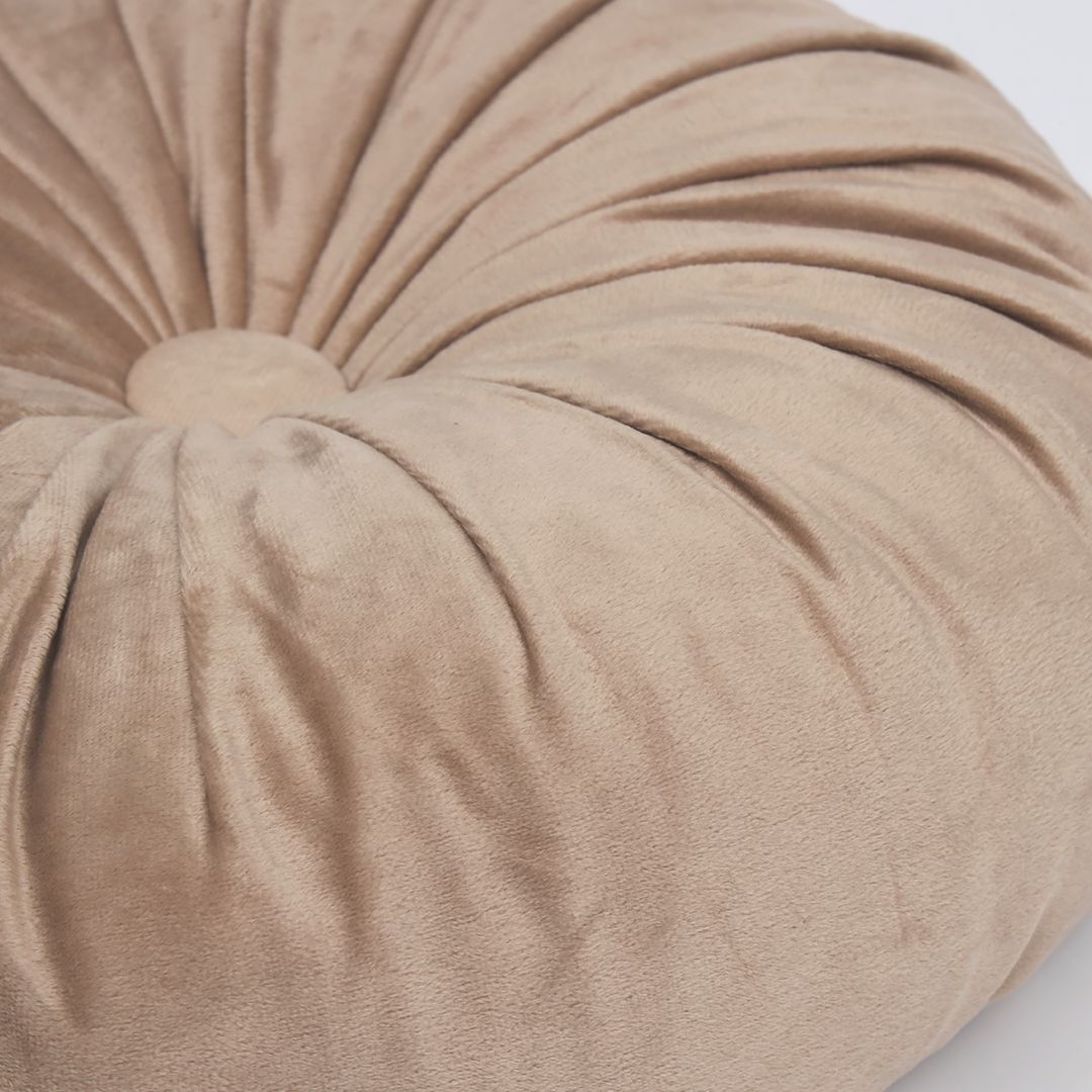 Round Pumpkin Style Plush Cushion