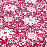 Garnet Floral 3-Pcs Pure Cotton Bedsheet Set