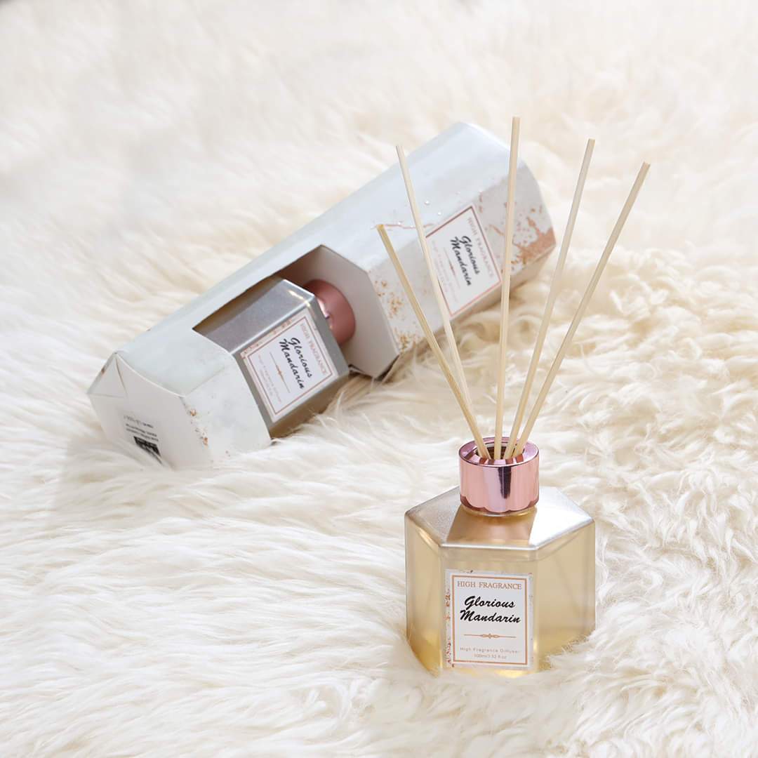 Aesthetic Pastel Aroma Reed Diffuser With Sticks - 100 ml