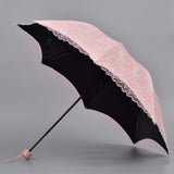 Embroidery Pink Umbrella