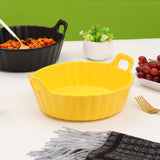 Pastel Tone Ceramic Food Serving Bowl