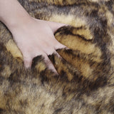 Tiger Printed Anti-Slip Round Shaggy Rug
