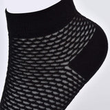 Mosaic Pattern Cut Liner No Show Socks (Any Random Color)