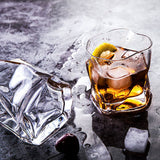 Classic Old Fashioned Wavy Glass Set- 6 Pcs