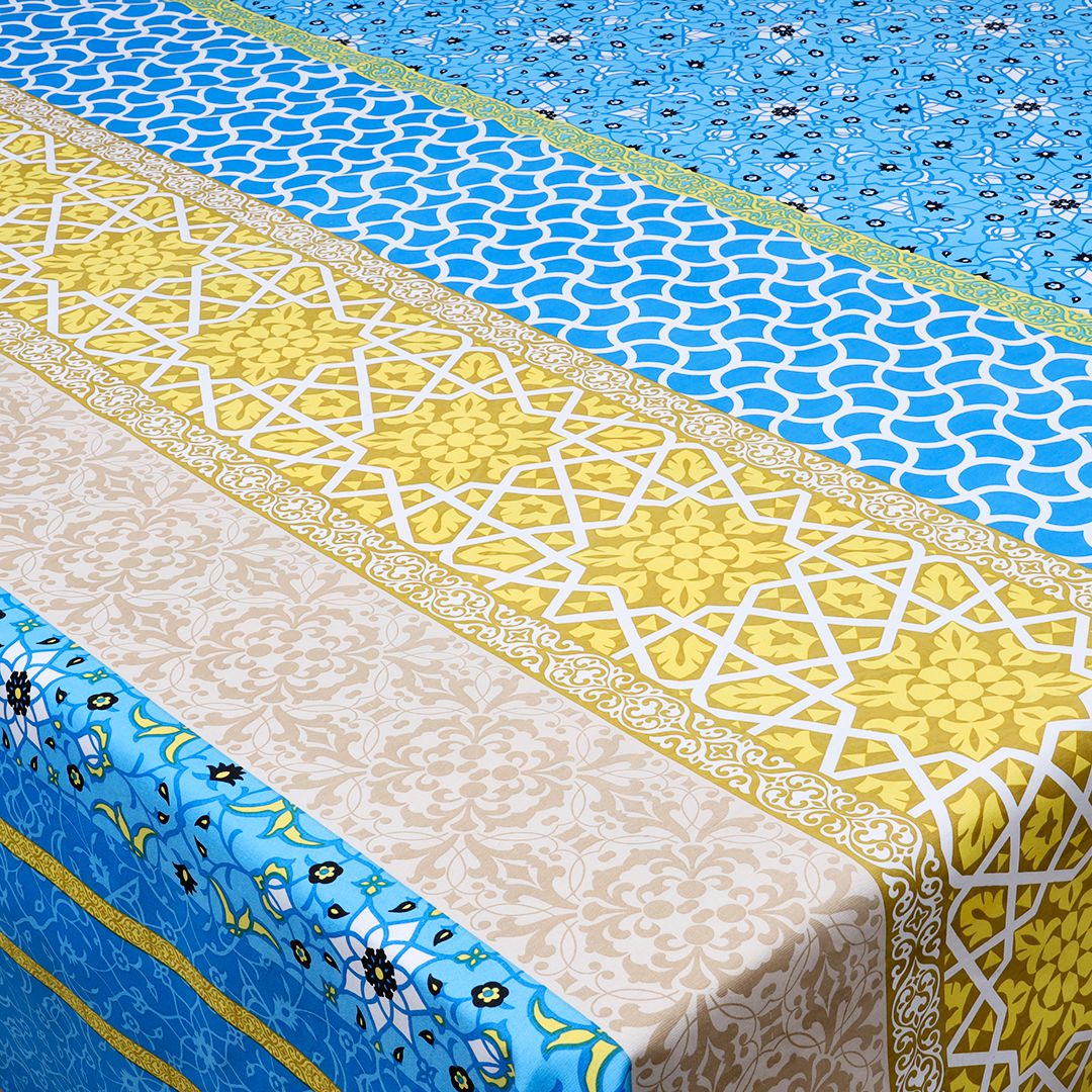 Floral Pattern Rich Cotton Bedsheet Set- 3 Pcs