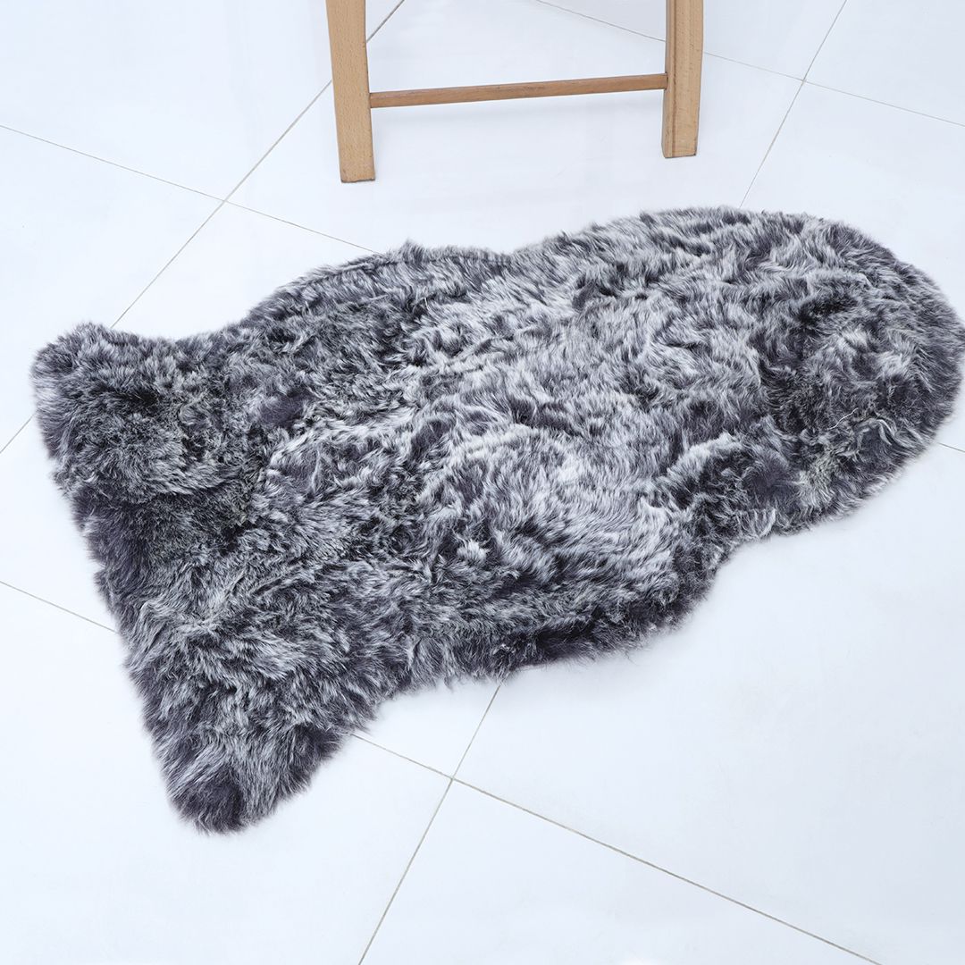 Indoor Anti-Slip Shaggy Rug- Charcoal