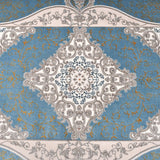 Lava Grey Pattern King Size (7.6 X 5.25 Feet) Thick & Cozy Floor Rug