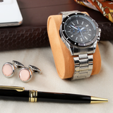 Cafuer Men's Mega Swiss Quartz Gift Set