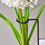 Marble Pattern Flower Pot with Photo Frame