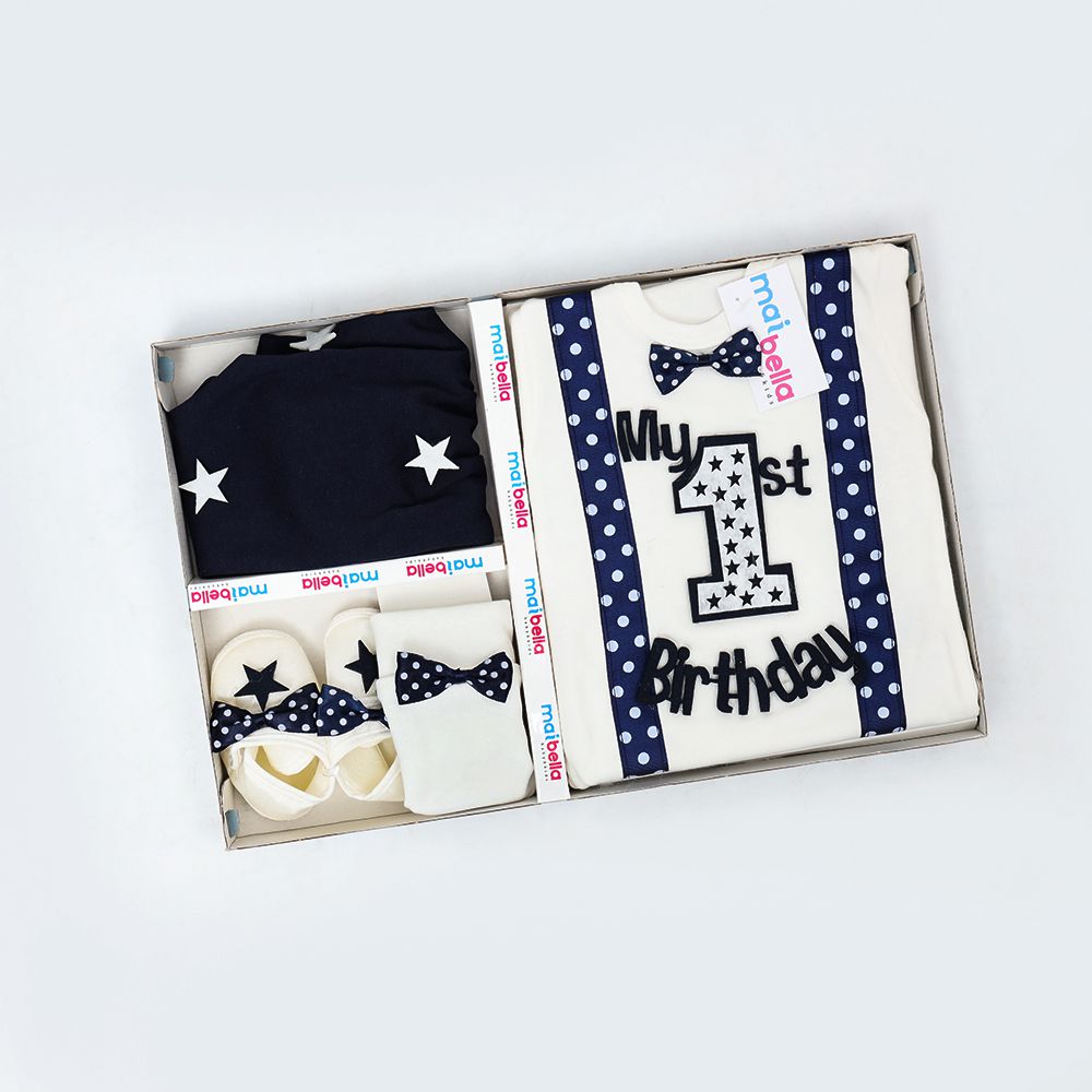 4-Pcs Funky Baby Boy Dress Gift Set