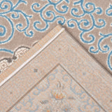 Floral Art Style King Size (7.6 X 5.25 Feet) Thick & Cozy Floor Rug