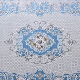 Ancient Style Blue King Size (7.6 X 5.25 Feet)  Thick & Cozy Floor Rug