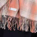 Woolen Large Check Design Scarves
