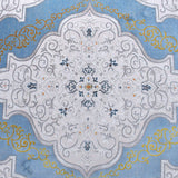Egyptian Blue King Size (7.6 X 5.25 Feet) Thick & Cozy Floor Rug