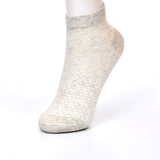 Mosaic Pattern Cut Liner No Show Socks (Any Random Color)