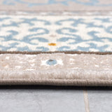 Floral Art Style King Size (7.6 X 5.25 Feet) Thick & Cozy Floor Rug